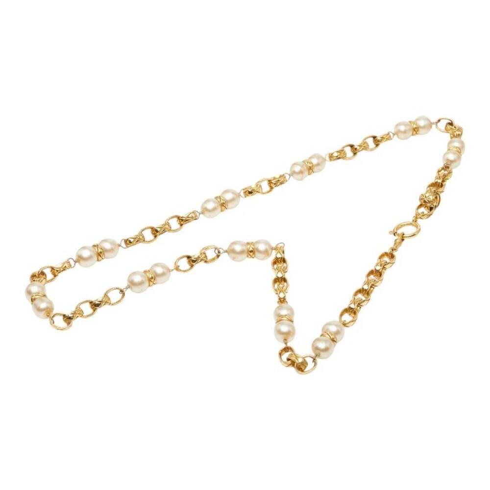 CHANEL Gold Pearl Necklace - Picture 3 of 7